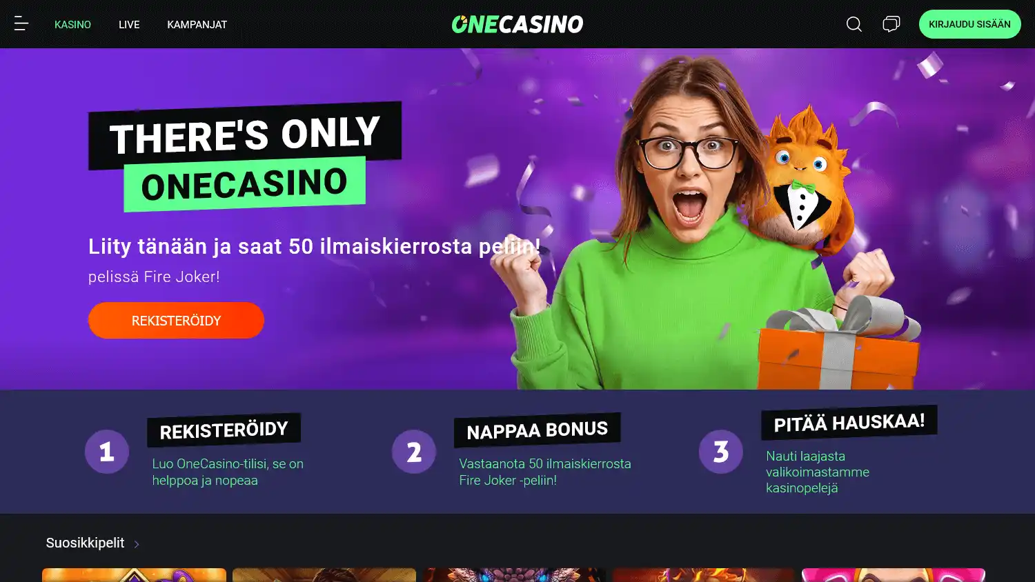 One Casino FI screenshot 1