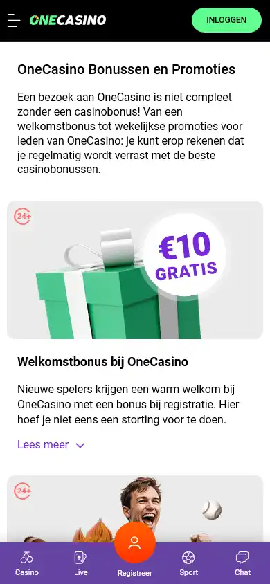 One Casino NL screenshot 3