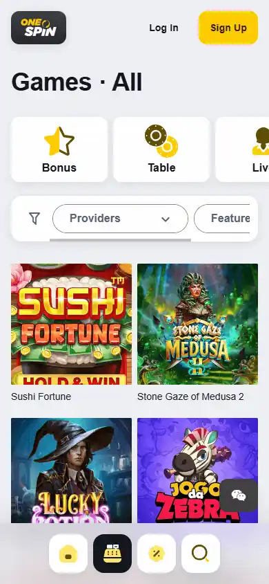 One Spin Casino screenshot 5