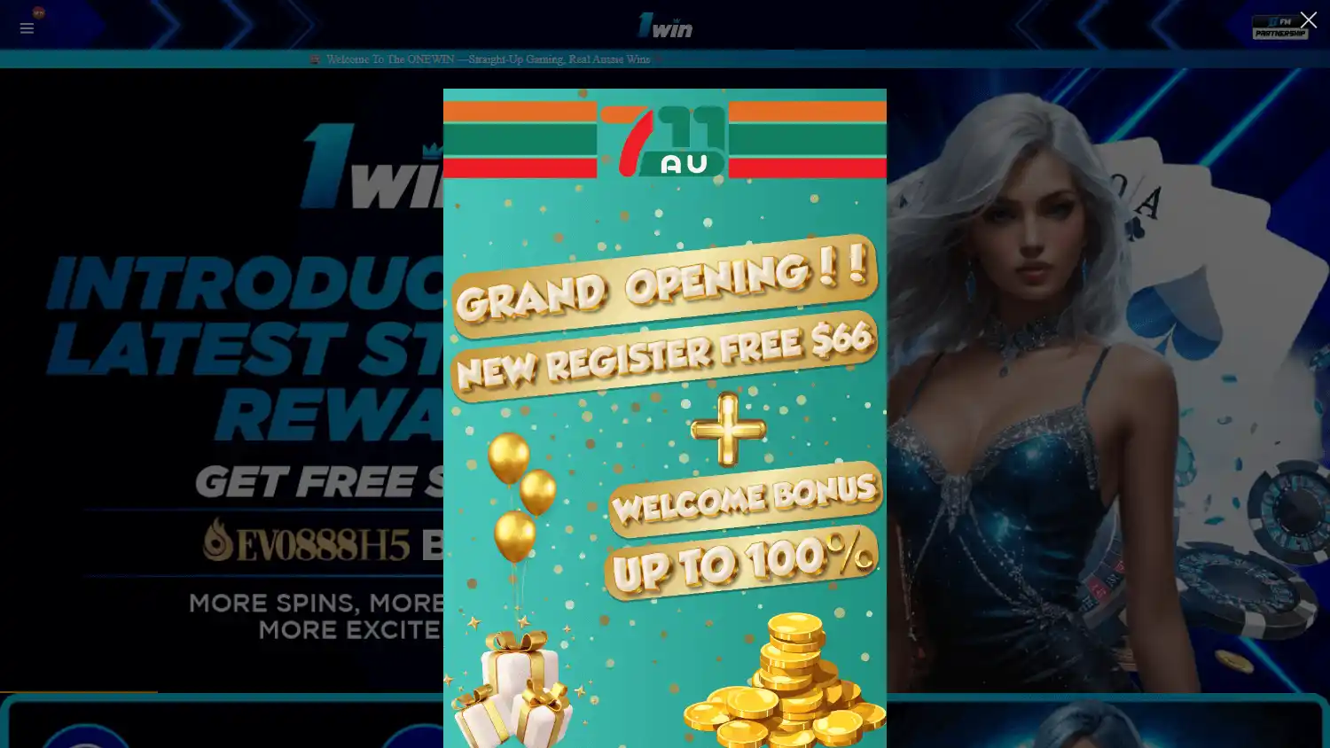 Onewin Casino screenshot 1