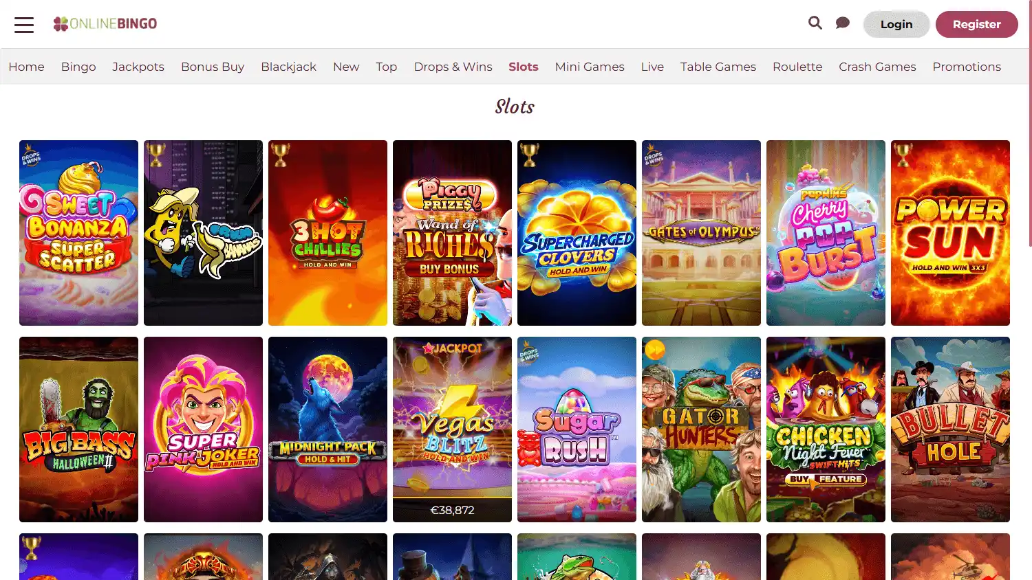 Online Bingo EU Casino screenshot 2