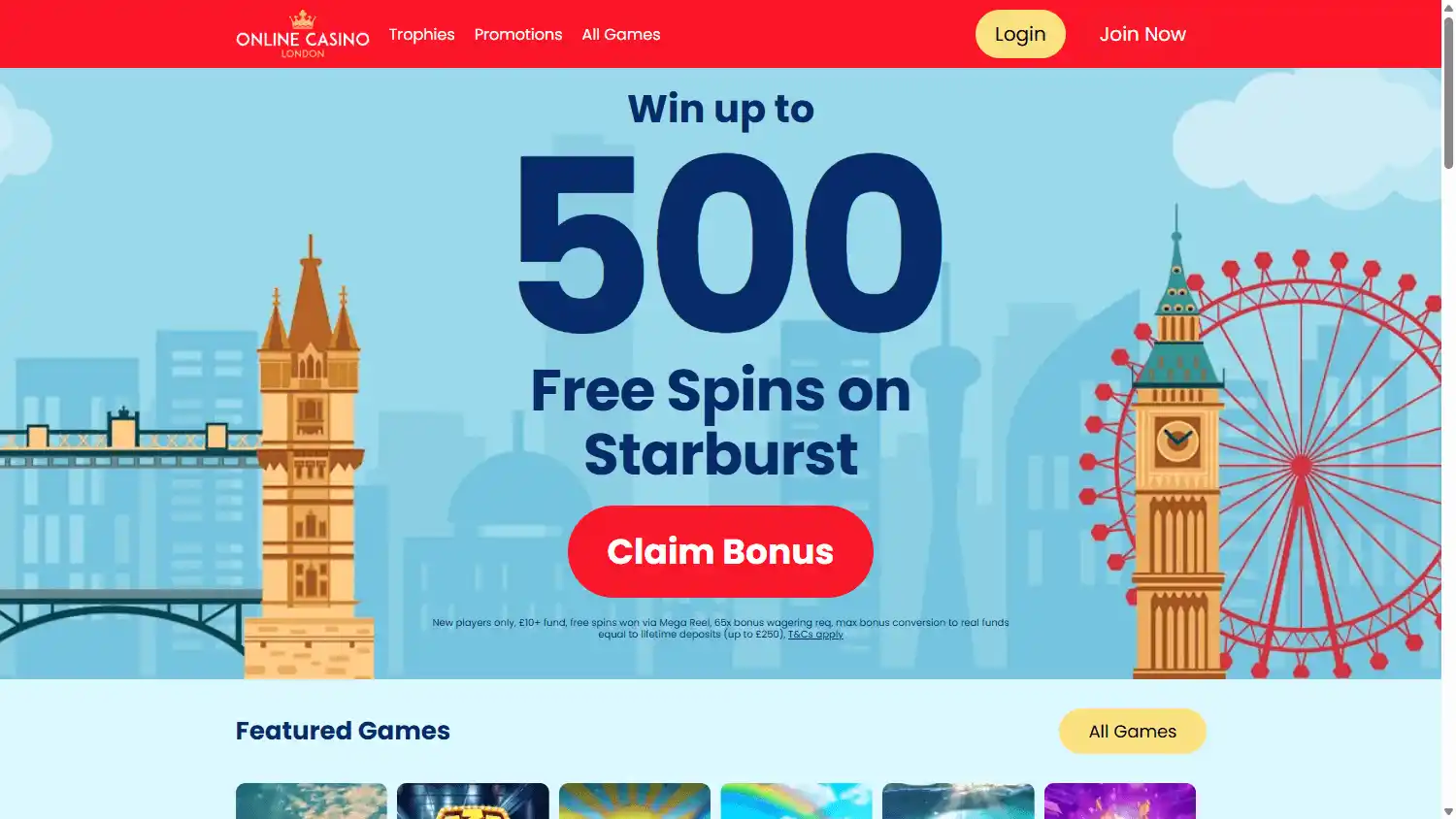 Online Casino London screenshot 1