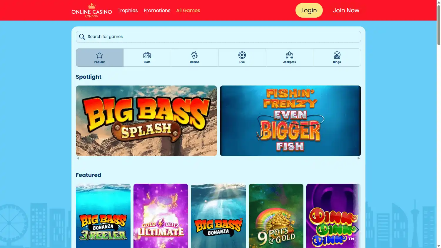 Online Casino London screenshot 2
