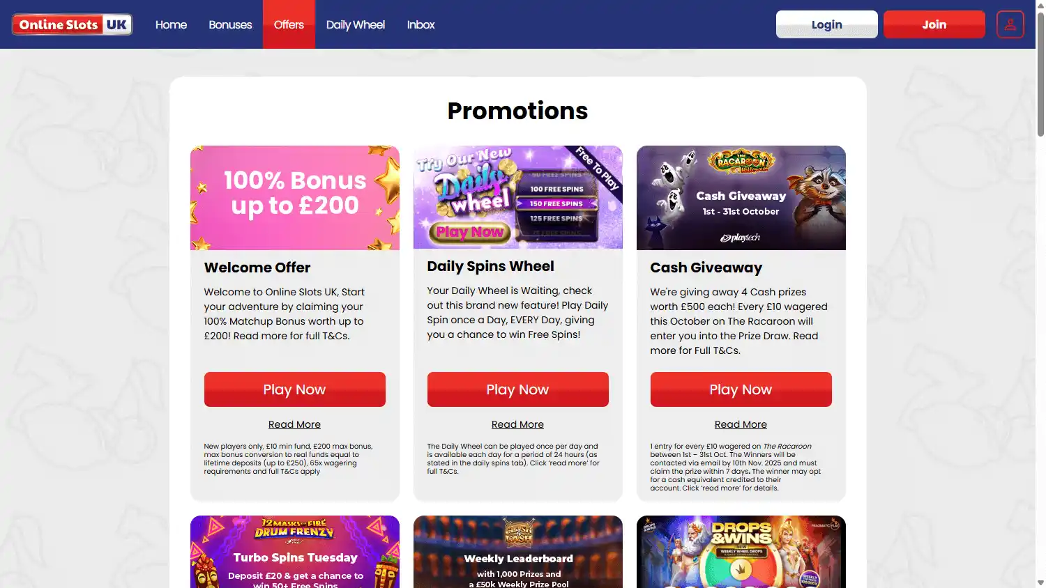 Online Slots UK Casino screenshot 3