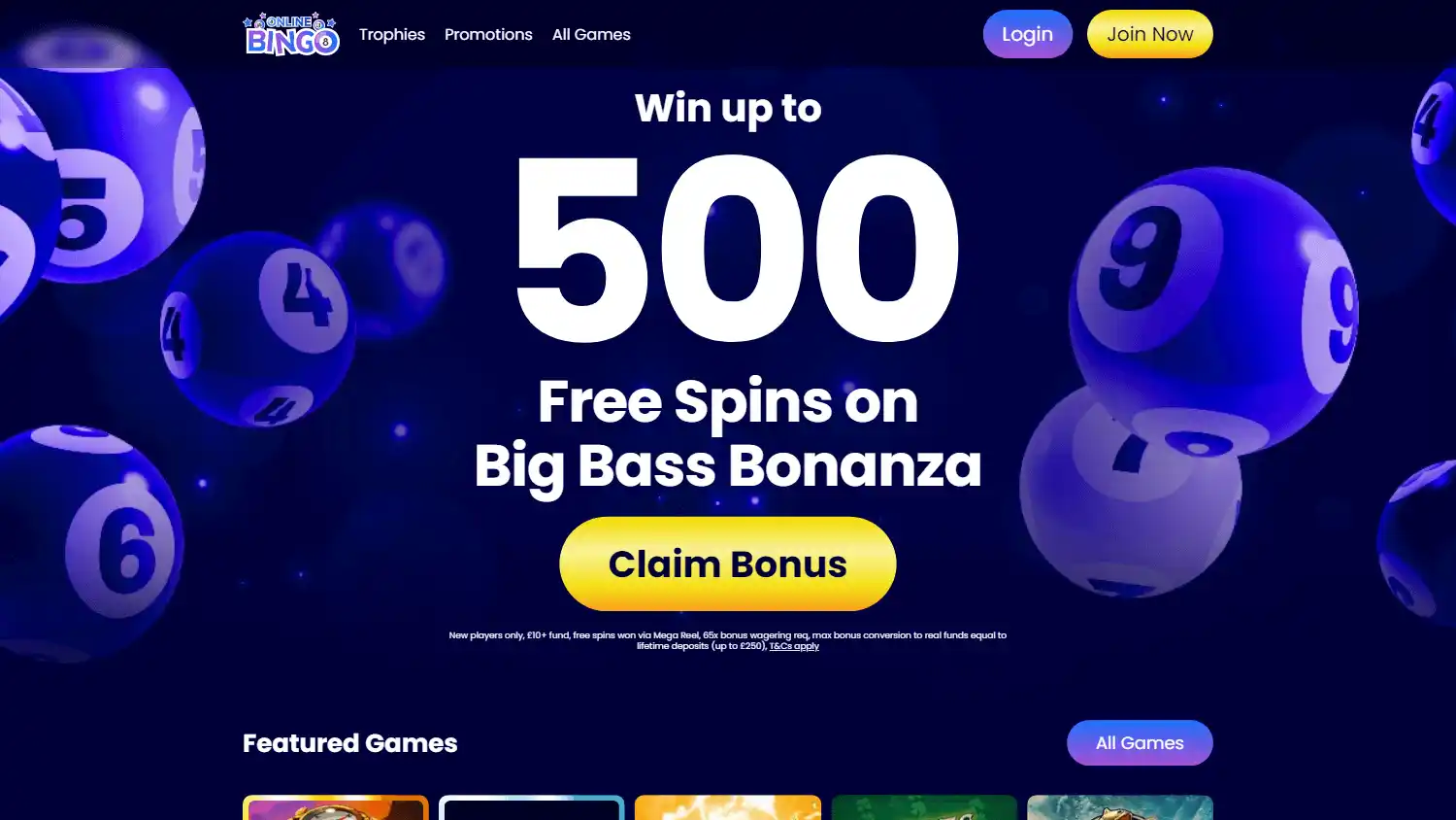 OnlineBingo.co Casino screenshot 1