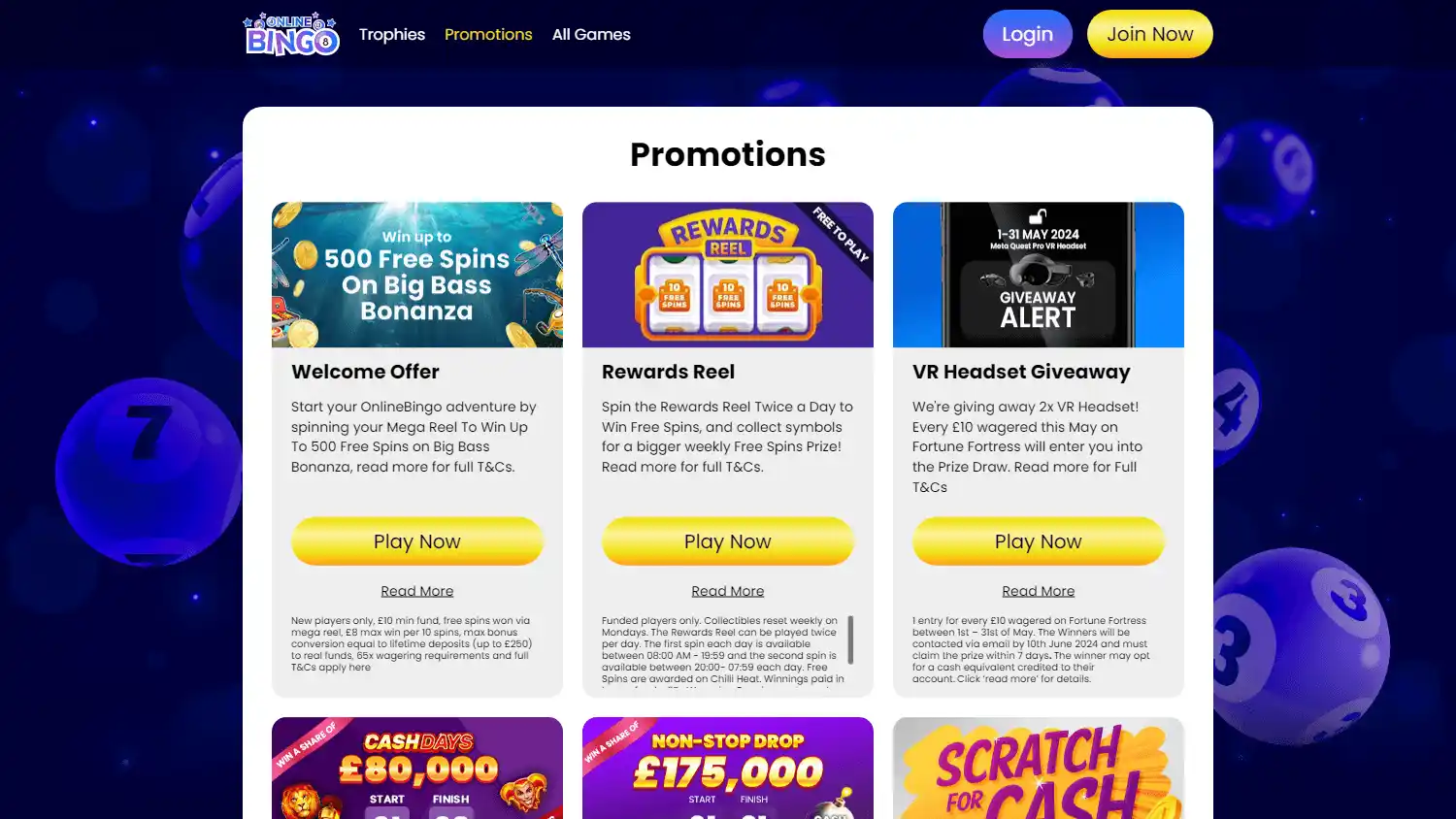 OnlineBingo.co Casino screenshot 3