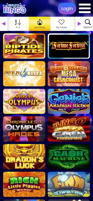 OnlineBingo.co Casino screenshot 5