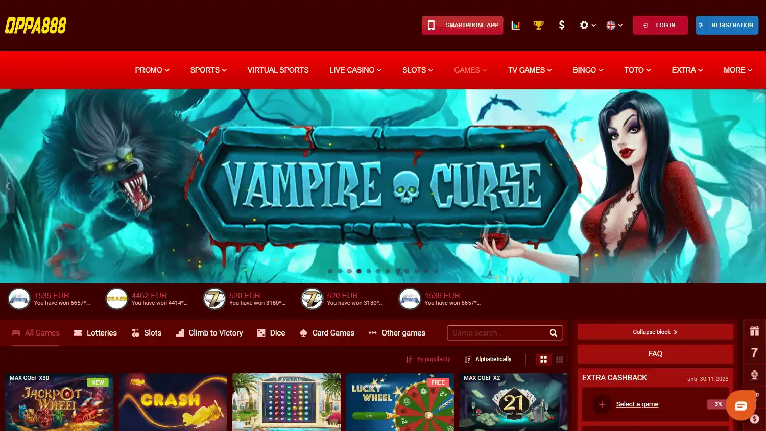Oppa888 Casino screenshot 2
