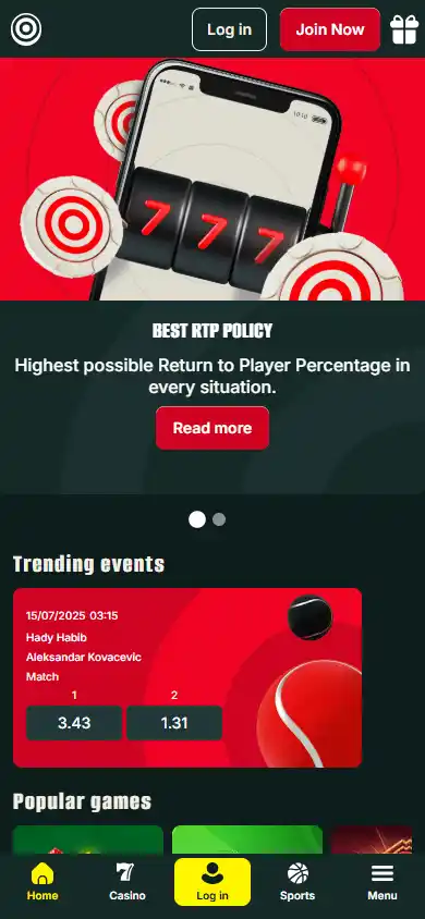 Optibet Casino EE screenshot 5