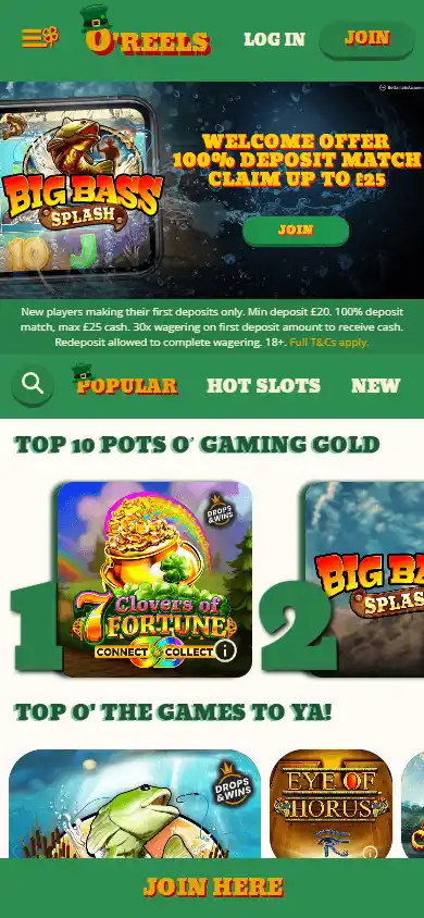 OReels Casino screenshot 4