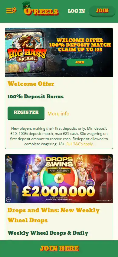 OReels Casino screenshot 6