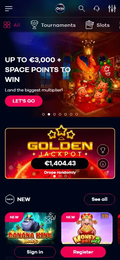Oria Casino BE screenshot 4