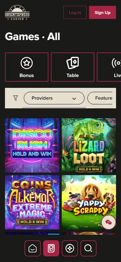 OrientXpress Casino screenshot 5