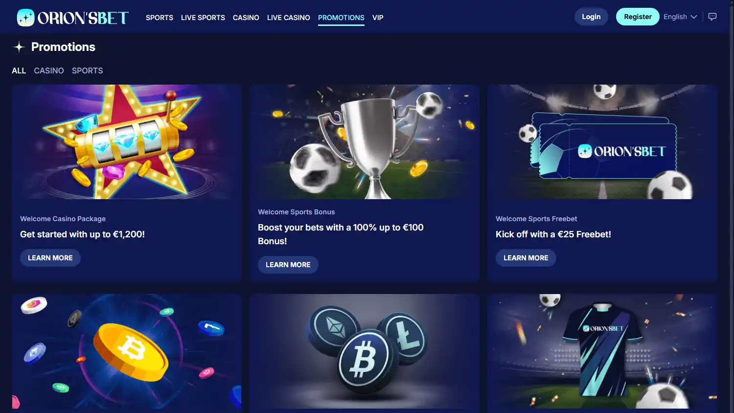 OrionsBet Casino screenshot 3