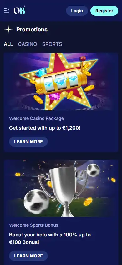 OrionsBet Casino screenshot 6