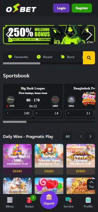 OSbet Casino screenshot 4