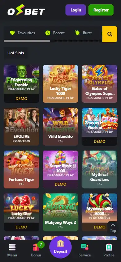 OSbet Casino screenshot 5