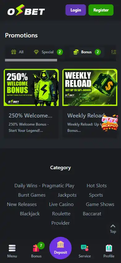 OSbet Casino screenshot 6