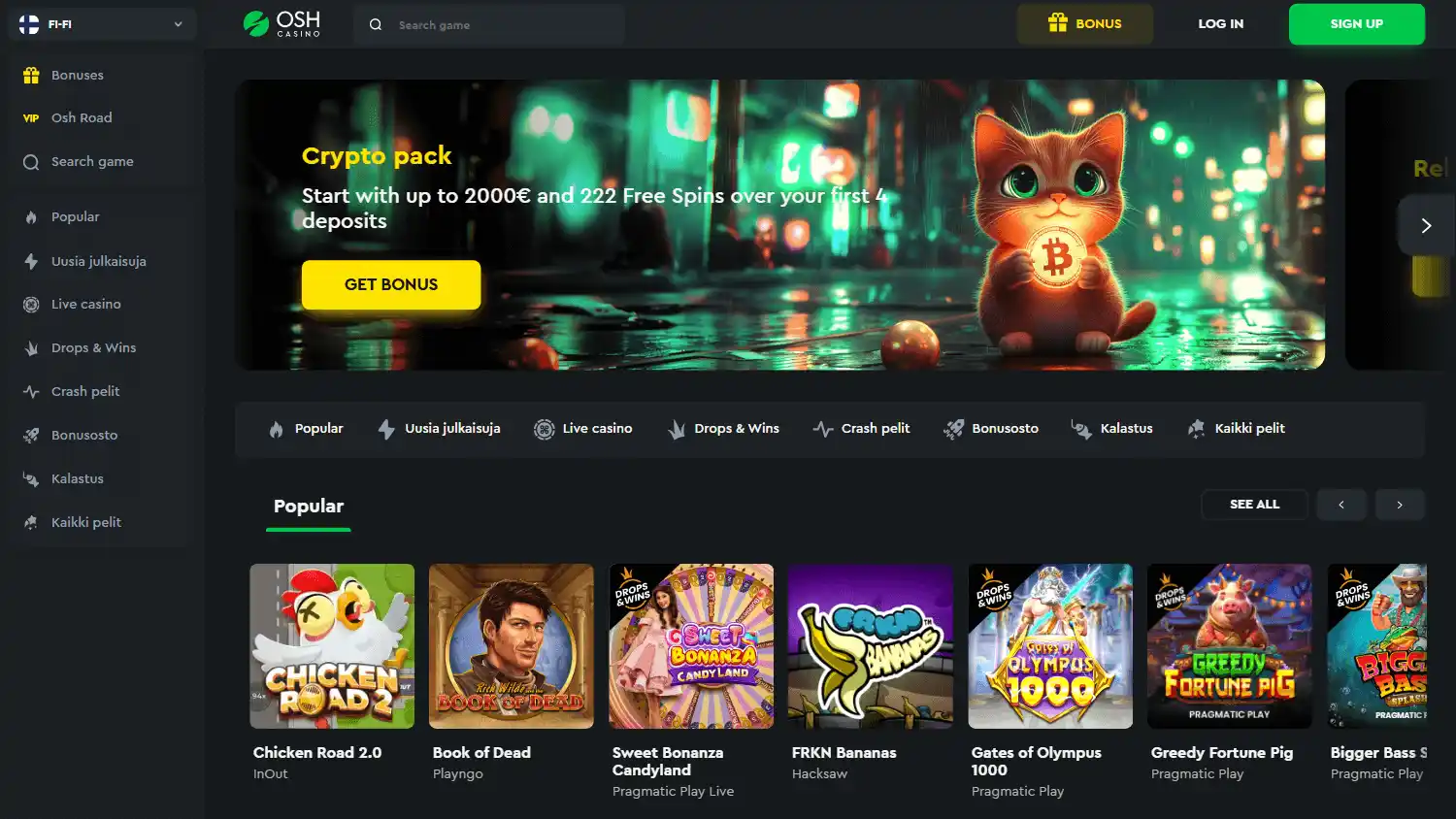OshCasino screenshot 1