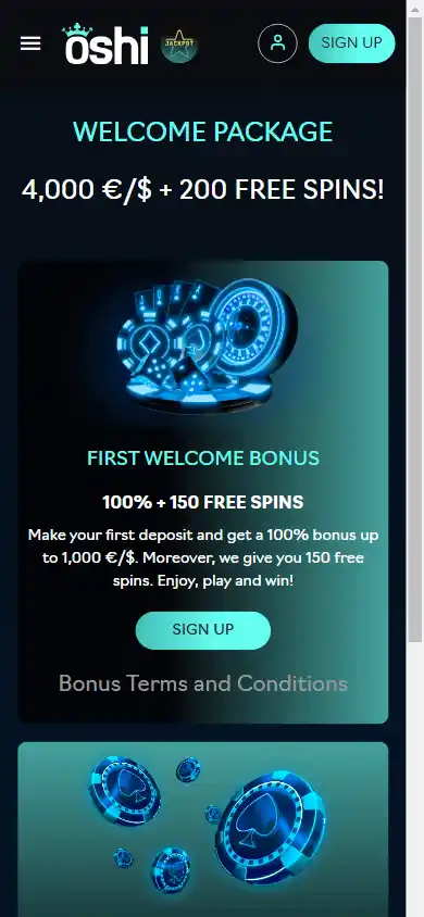 Oshi Casino screenshot 6