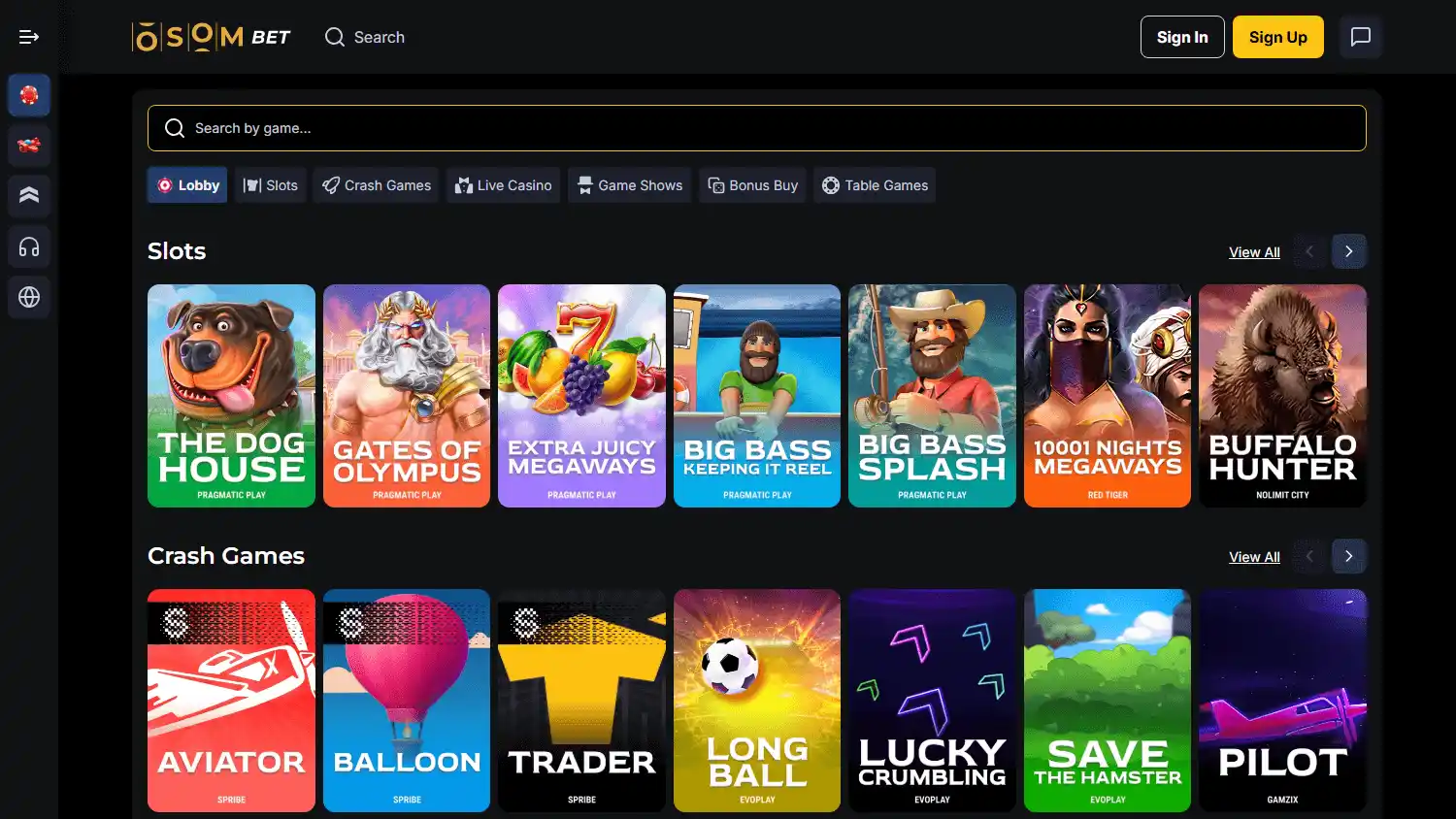 Osombet Casino screenshot 2