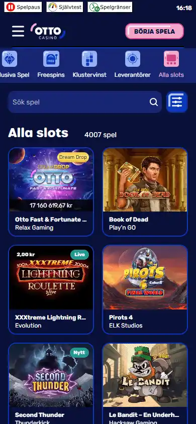 Otto Casino SE screenshot 5