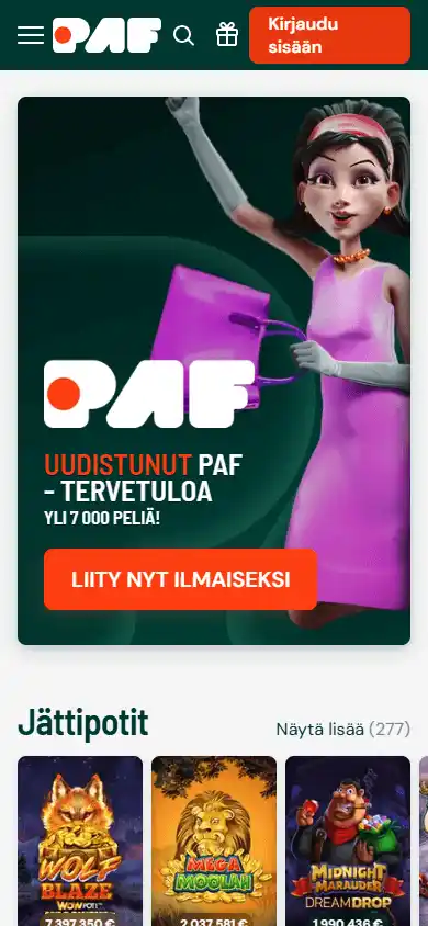 Paf Casino screenshot 4