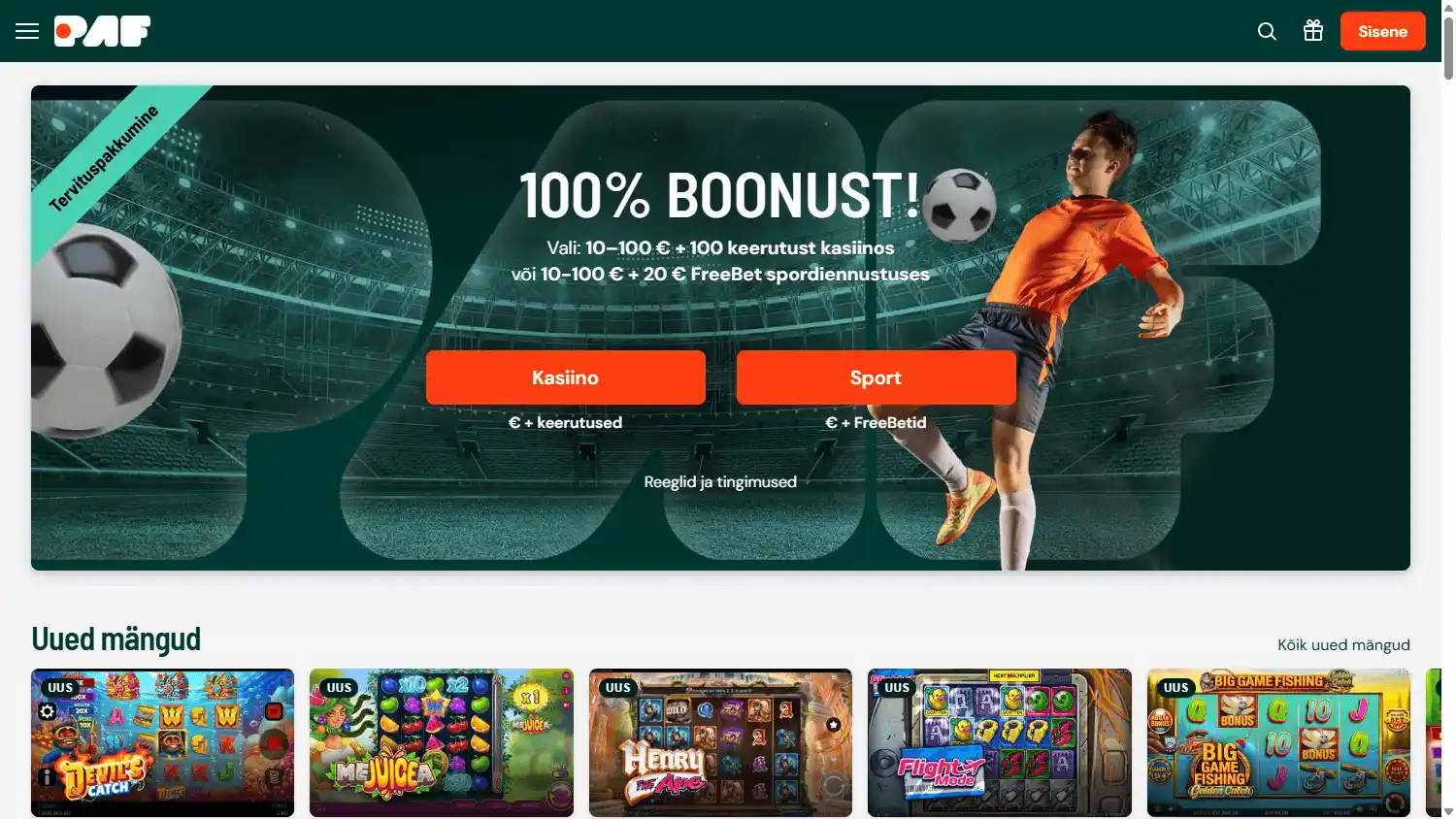 Paf Casino EE screenshot 1
