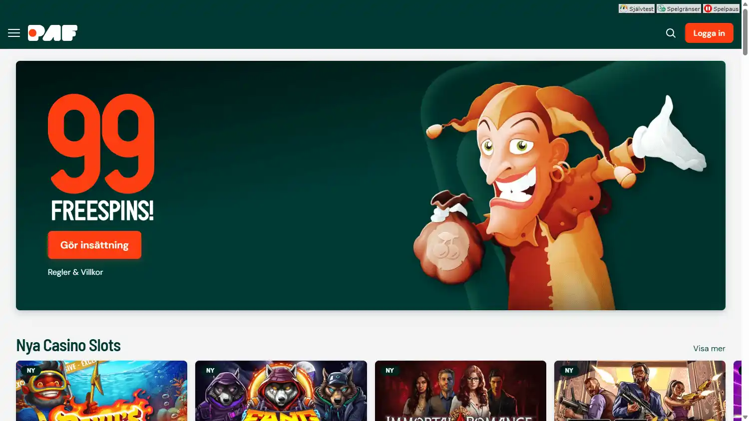 Paf Casino SE screenshot 1