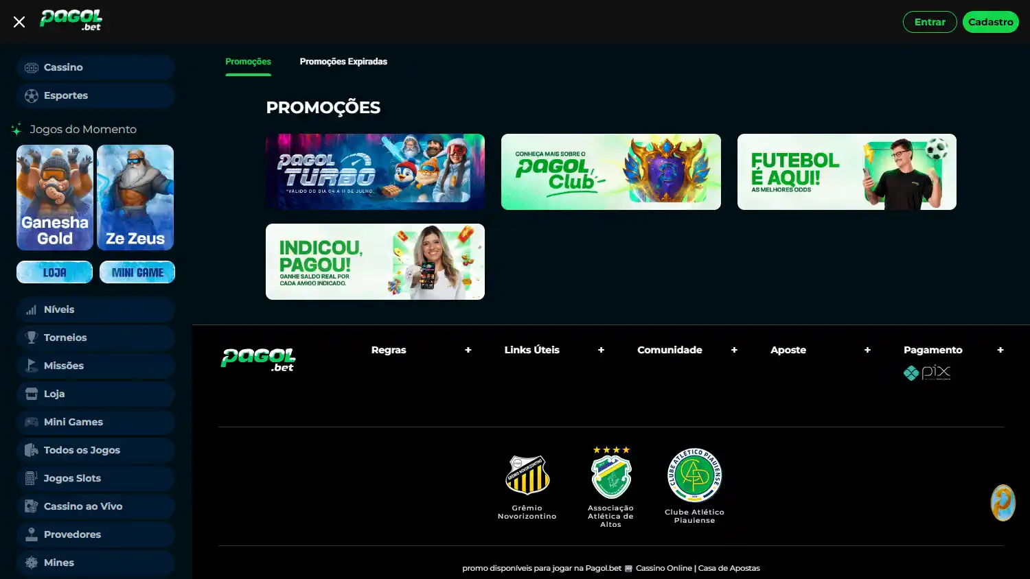 PagolBet Casino screenshot 3