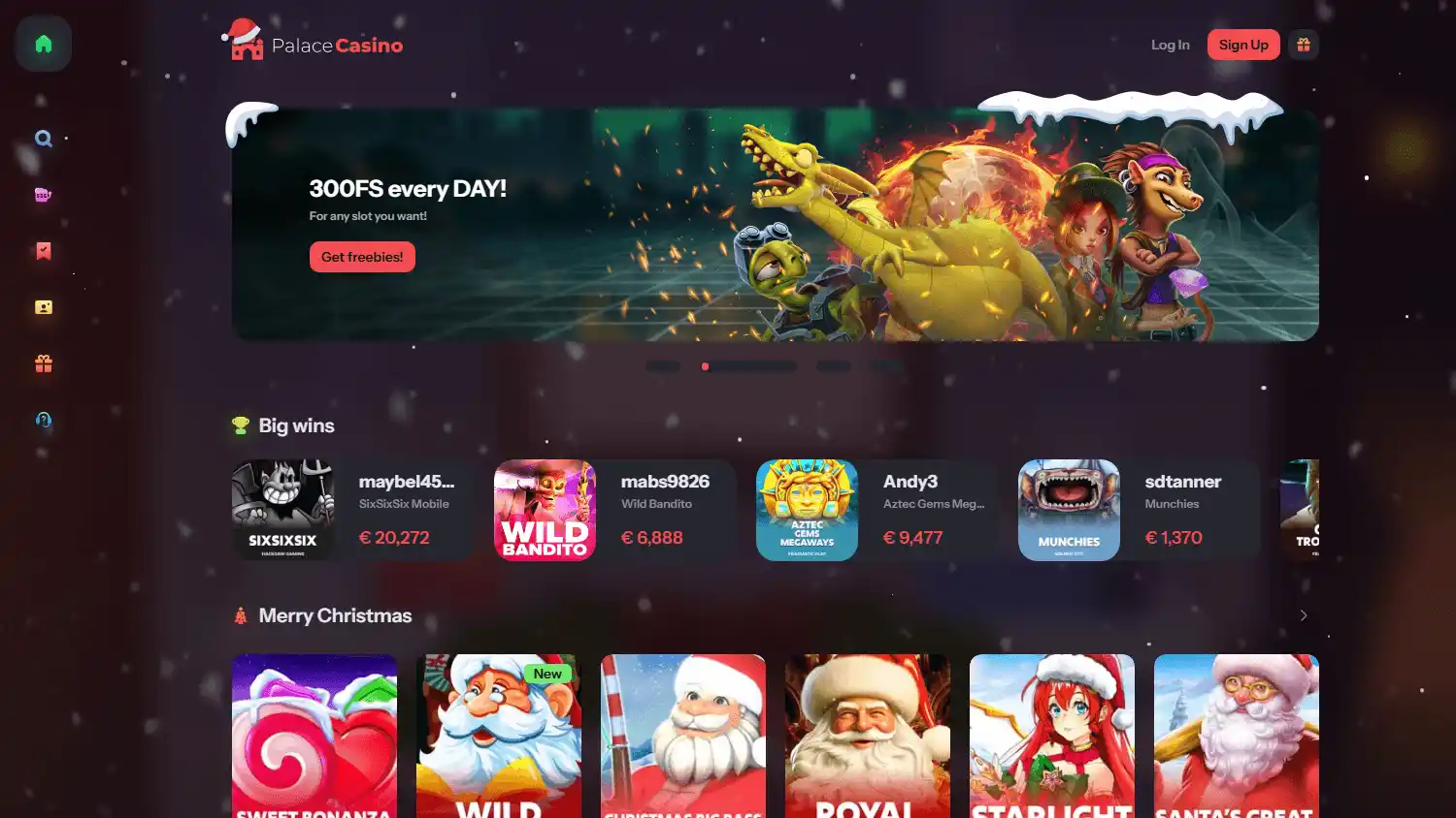 Palace Casino screenshot 1