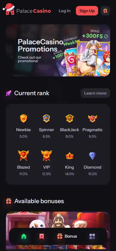 Palace Casino screenshot 6