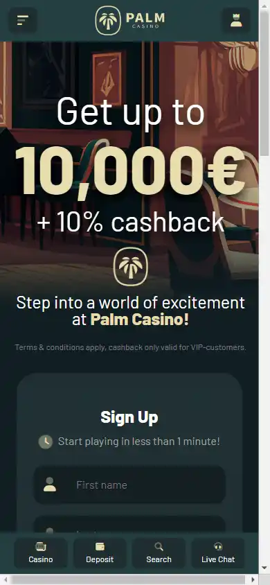 Palm.Casino screenshot 2