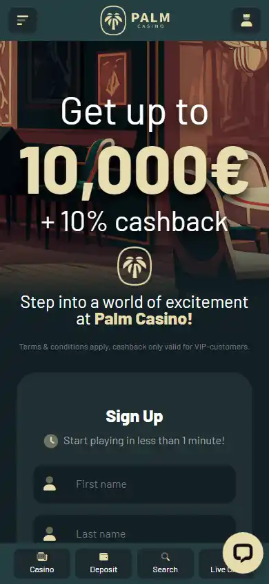 Palm.Casino screenshot 3