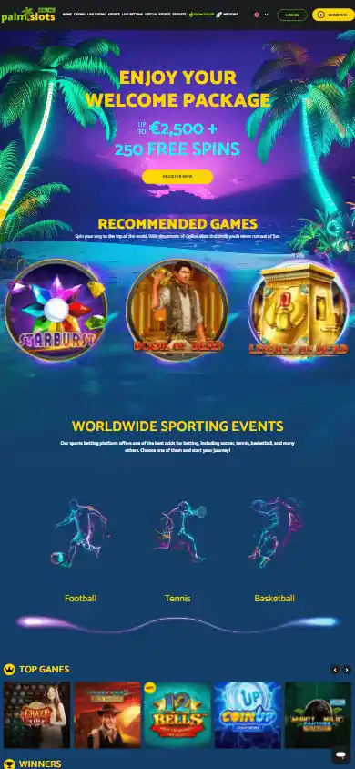 PalmSlots Online Casino screenshot 4
