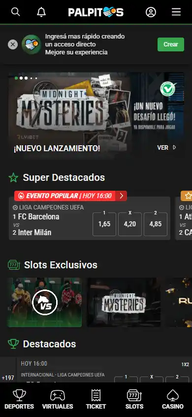 PALPITOS Casino screenshot 4