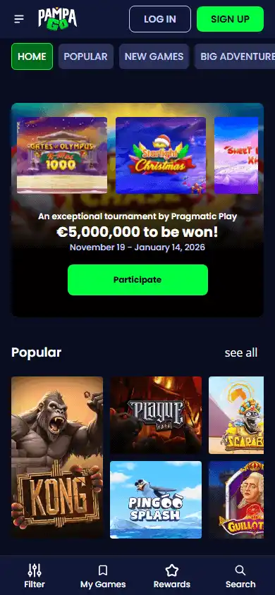PampaGo Casino screenshot 5