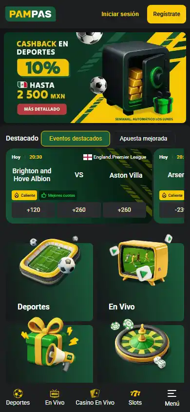 Pampas Casino screenshot 4