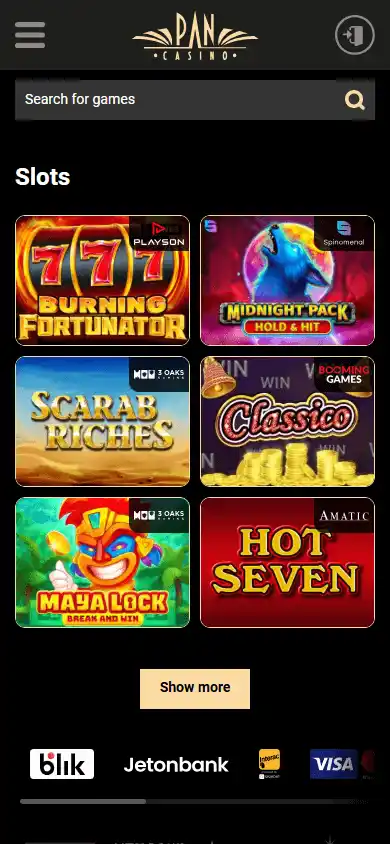Pan-Casino screenshot 5