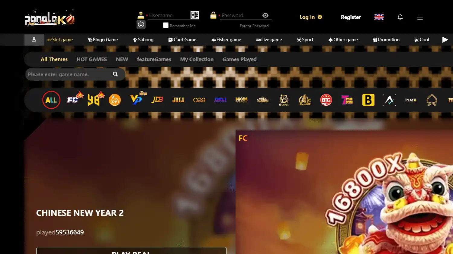 Panaloko Casino screenshot 2