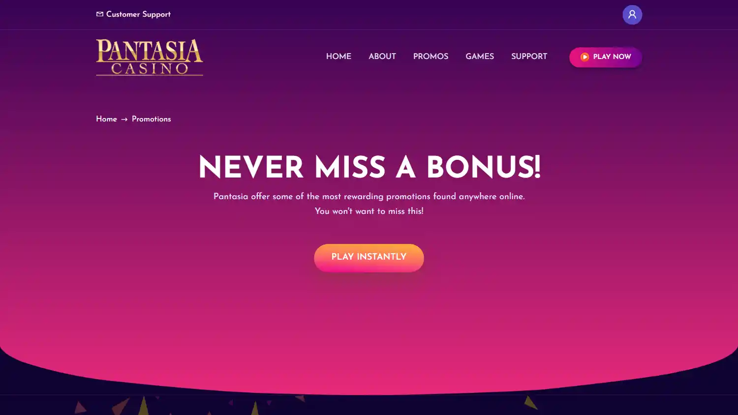 Pantasia Casino screenshot 3