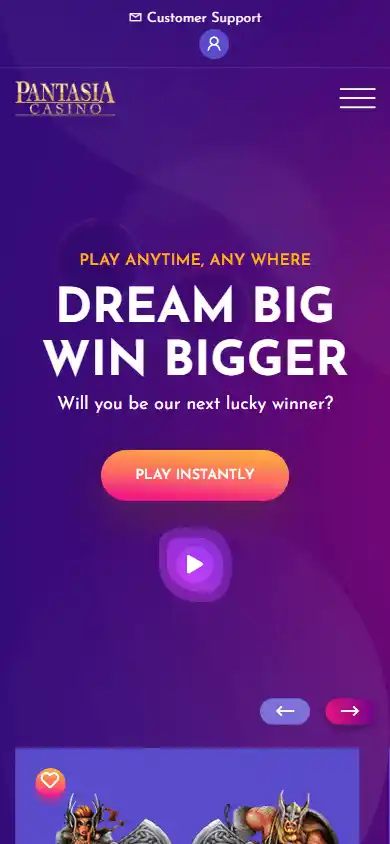 Pantasia Casino screenshot 4