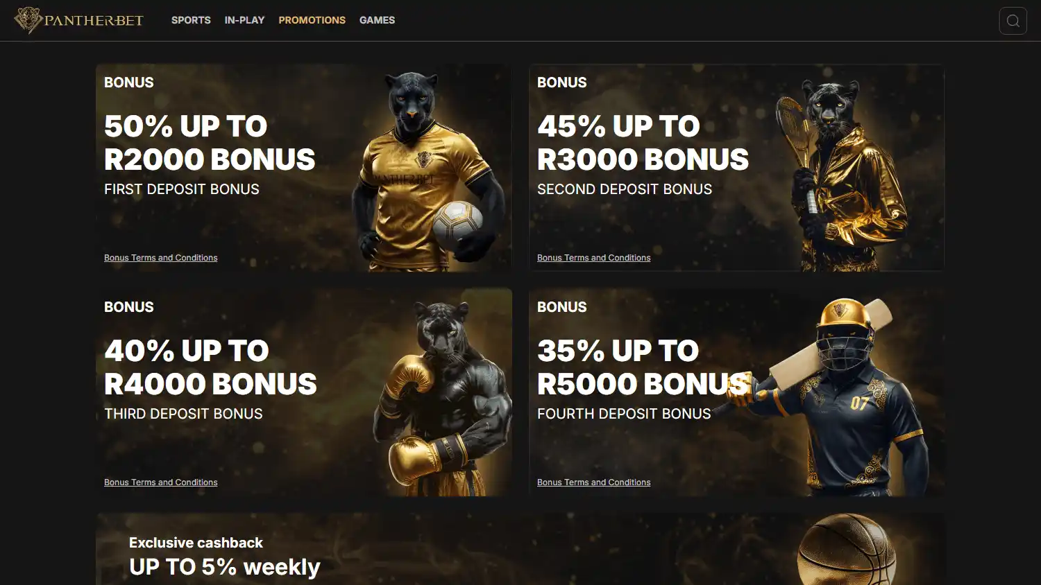 PantherBet Casino screenshot 2