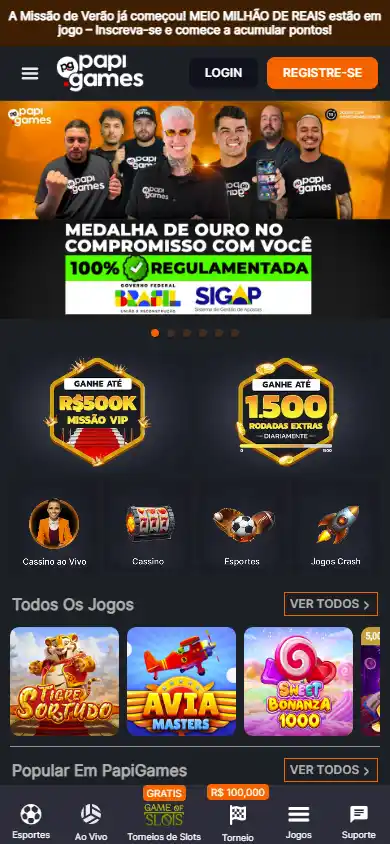 Papi Games Casino screenshot 4