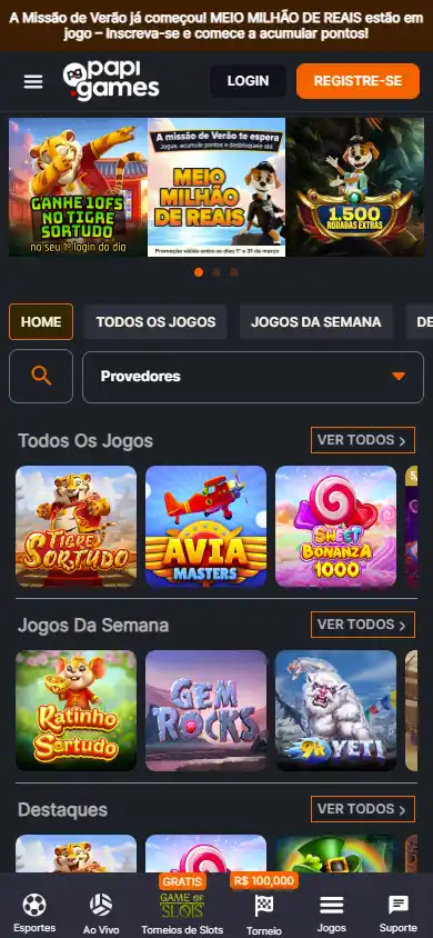 Papi Games Casino screenshot 5