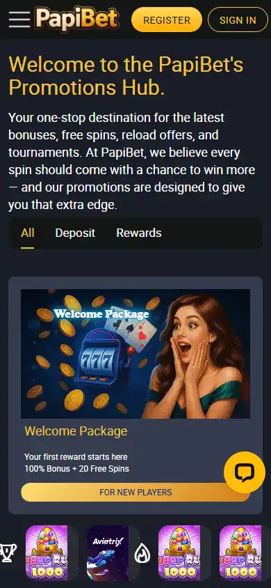 PapiBet Casino screenshot 6
