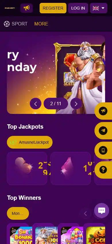 Parabet Casino screenshot 5