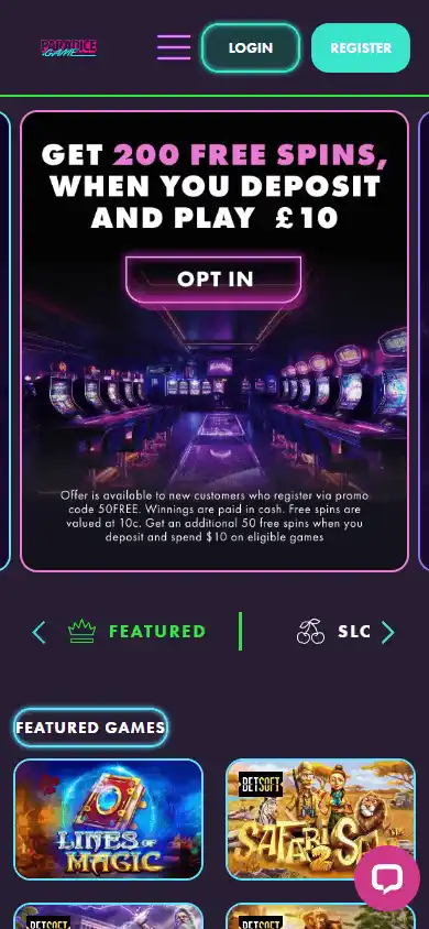 Paradice.game Casino screenshot 4