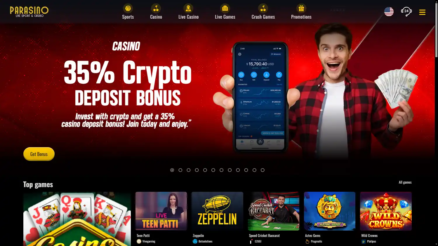 Parasino Casino screenshot 1