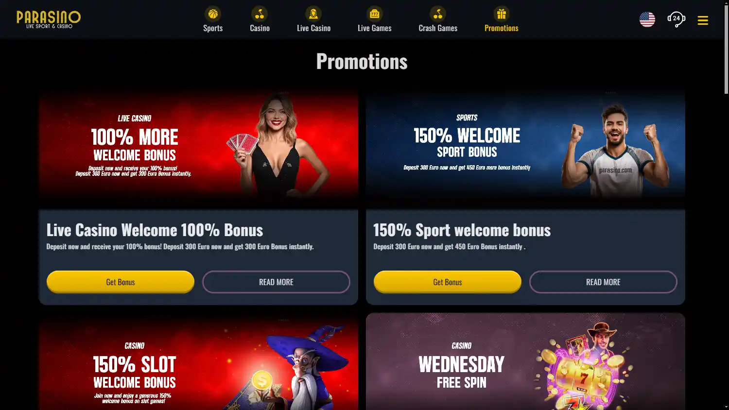 Parasino Casino screenshot 3